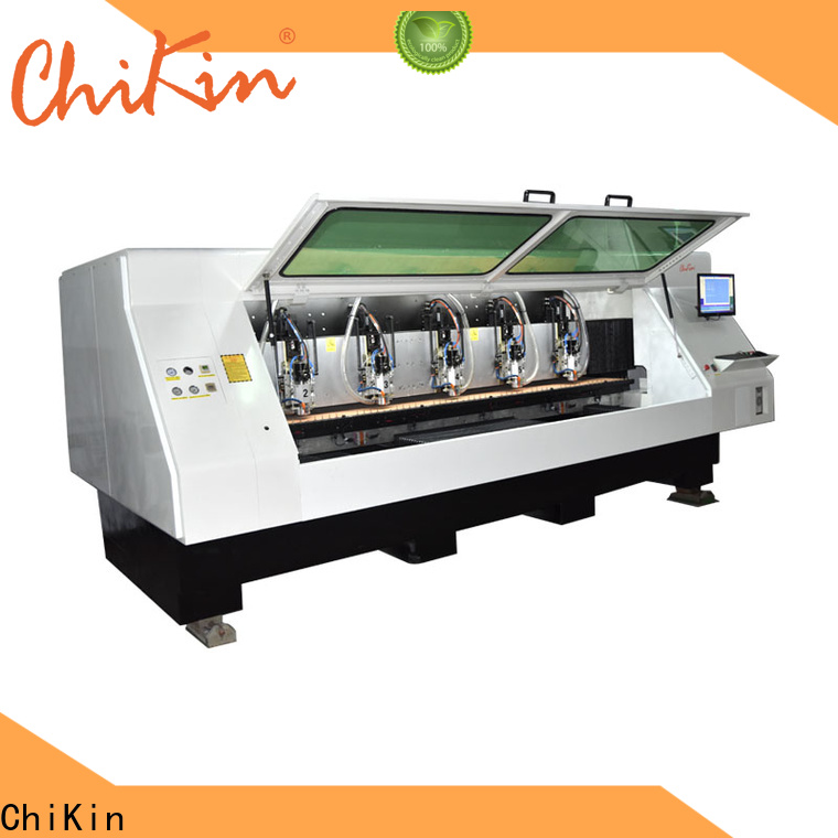 ChiKin high speed pcb manufacturing machine spindle over-heat protection for processing various materials