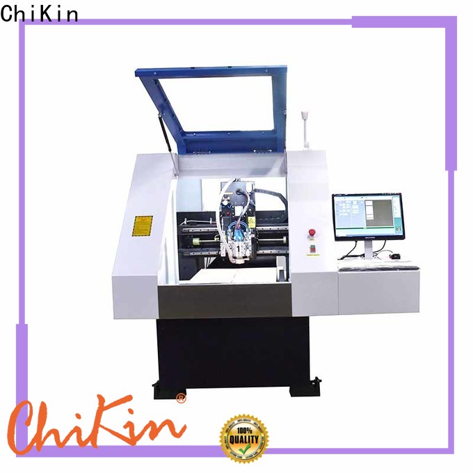 ChiKin single aluminium drilling machine spindle over-heat protection pcb board making