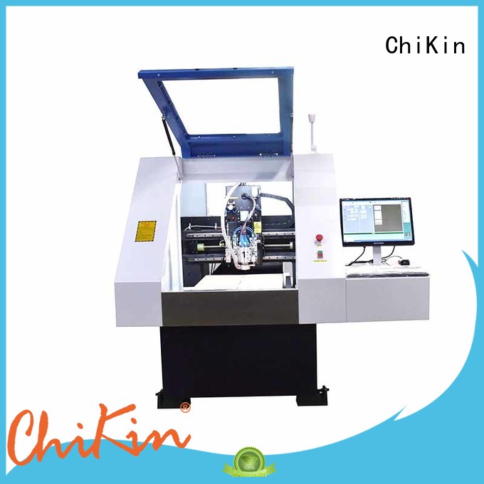 ChiKin router aluminium drilling machine spindle over-heat protection